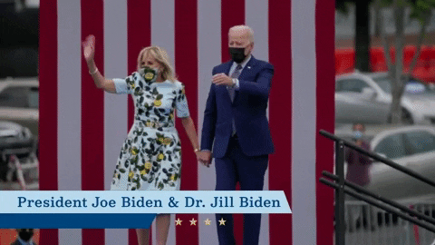 Bye Joe And Jill Biden Waving GIF