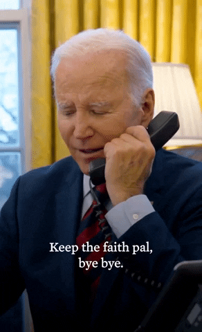 Bye Joe Biden Keep The Faith GIF