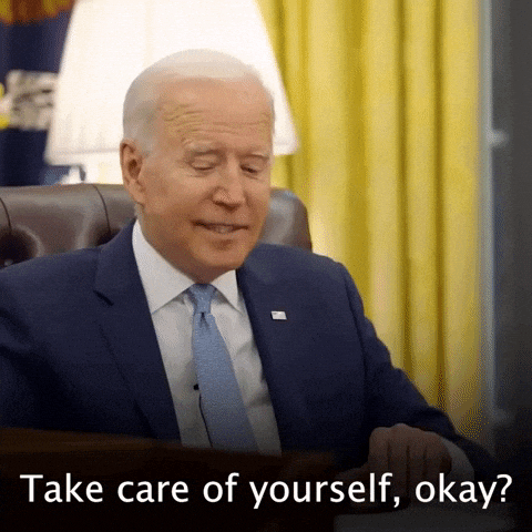 Bye Joe Biden Take Care GIF