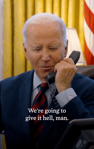 Bye Joe Biden Talking On Phone GIF