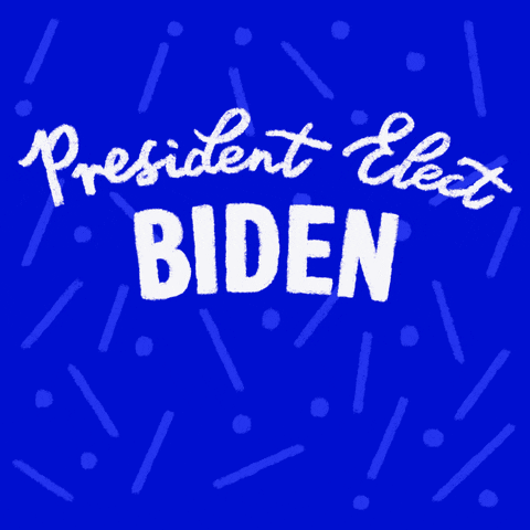 Bye President Elect Joe Biden Confetti GIF