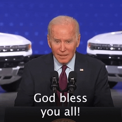 Bye President Joe Biden God Bless All GIF