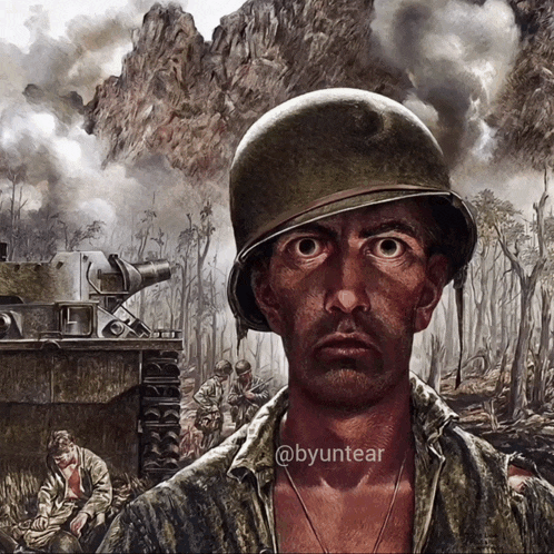 Byuntear Thousand Yard Stare Gif GIF