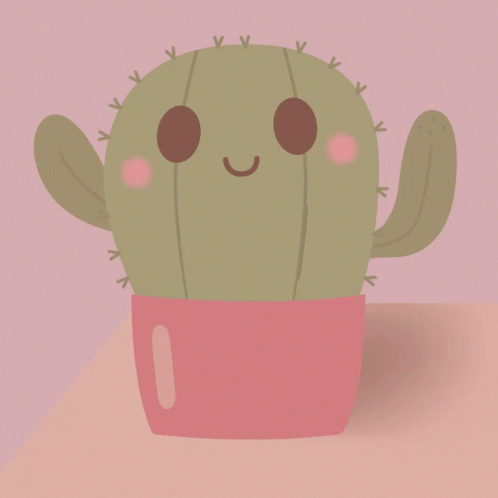 Cactus Picking Heart Giving It GIF
