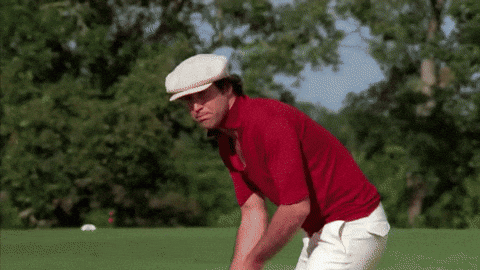 Caddy Shack Golf Trick GIF