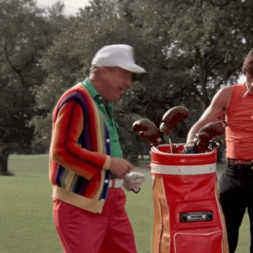 Caddy Shack Laughing Man GIF