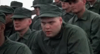 Cadet Intense Stare GIF
