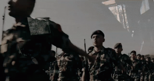 Cadet Serious Faces GIF