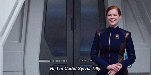 Cadet Sylvia Tilly Introducing GIF