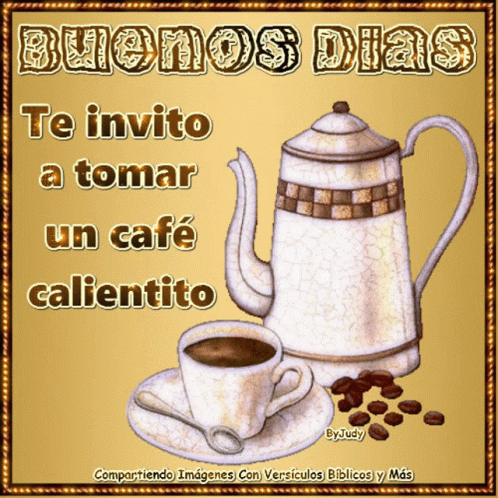 Cafe Buenos Dias 498 X 498 Gif GIF