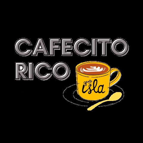 Cafecito Rico Cafe Product Advertisement GIF