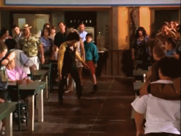 Cafeteria Scene Heavyweights GIF