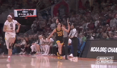 Caitlin Clark Acknowledging The Crowd GIF