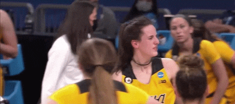 Caitlin Clark Confused Walking Away GIF
