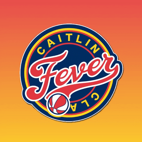 Caitlin Clark Fever Logo Design GIF