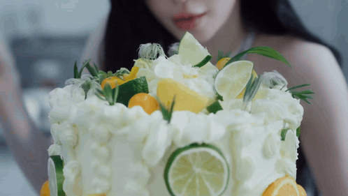Cake With Lemons and Limes