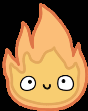 Calcifer Being A Cute Fire GIF