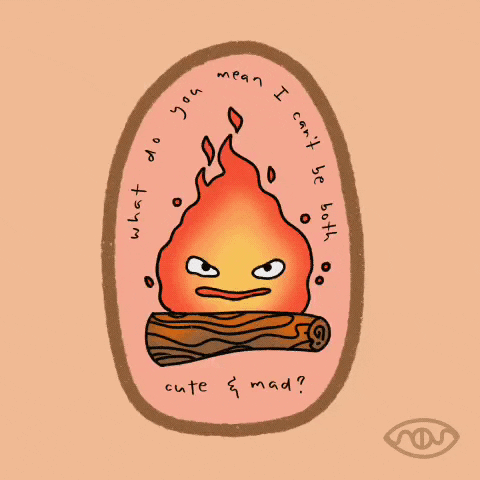 Calcifer Plans For Revenge GIF