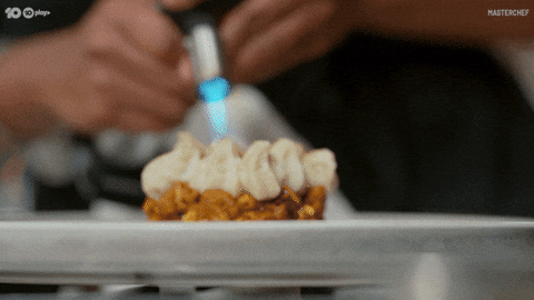 Calcifer Torch On Smores GIF
