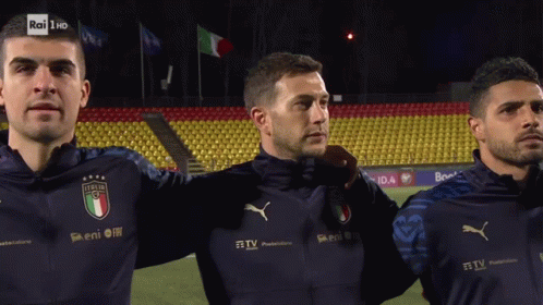 Calcio Nazionale National Anthem Stand GIF