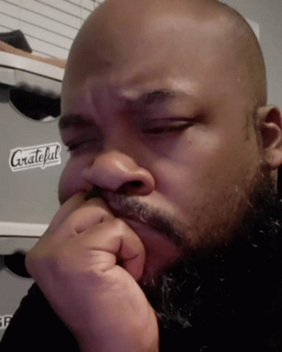 Calculating Guy Hmmmm GIF