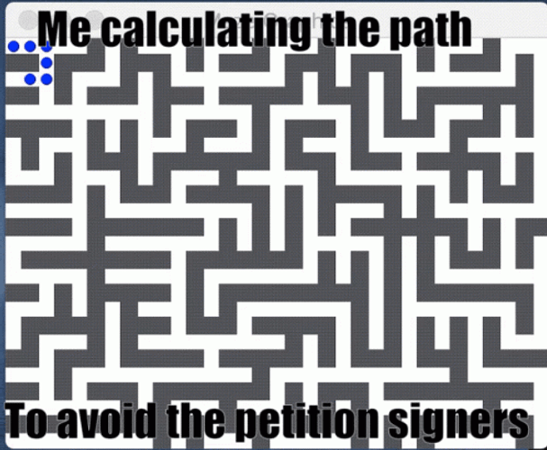 Calculating The Path Meme GIF