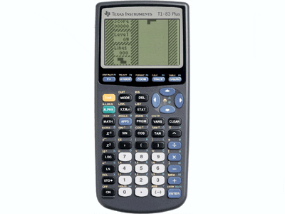 Calculator Tetris Game GIF