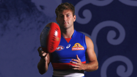 Caleb Daniel From Western Carolina Holding Ball For Pose GIF