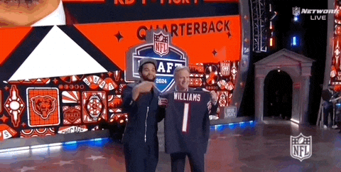 Caleb Williams Being Extremely Proud GIF