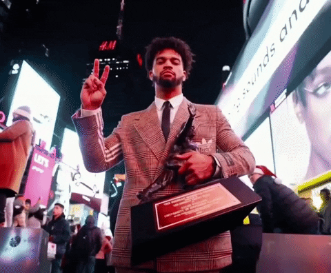 Caleb Williams In The City GIF
