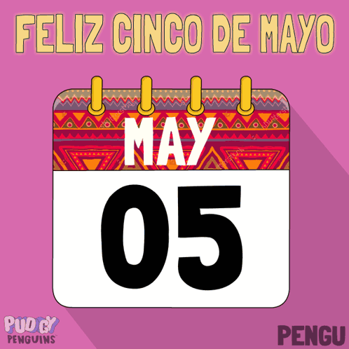 Calendar Showing May 5th