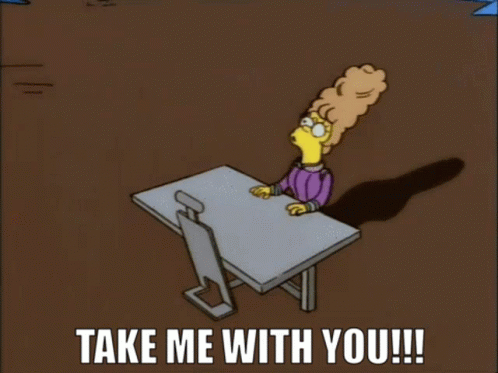 Calgon Take Me Away Marge Simpson GIF