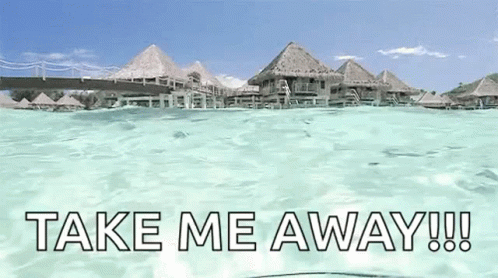 Calgon Take Me Away Tropical Beach GIF