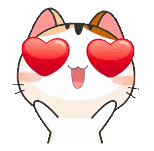 Calico Cat With Heart Eyes