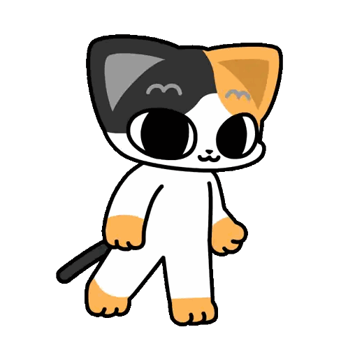 Calico Cat with Yellow Star
