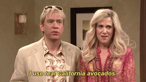 California Avocado Kristen Wiig Snl GIF