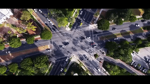California Crossroads View GIF