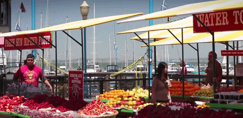 California Fruit Stand GIF