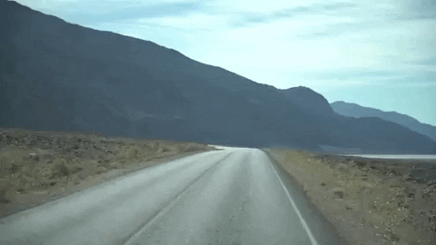 California Long Road GIF