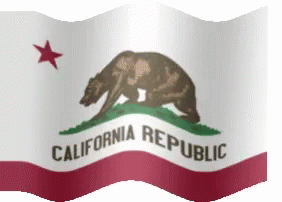 California Republic Flag GIF
