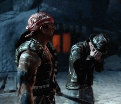 Call Of Duty Black Ops 4 Hitting With Bolo Handle GIF