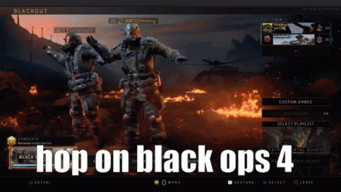Call Of Duty Black Ops 4 Synchronized Dance GIF