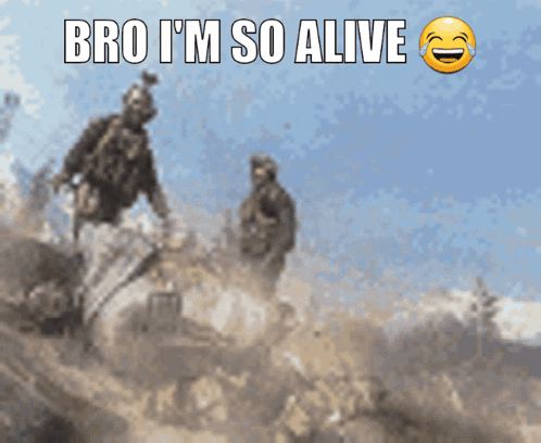 Call Of Duty Ghost Bro I'm So Alive GIF