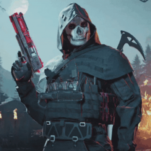 Call Of Duty Ghost Gun On Hand GIF