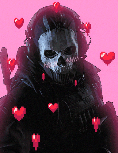 Call Of Duty Ghost Hearts Around GIF