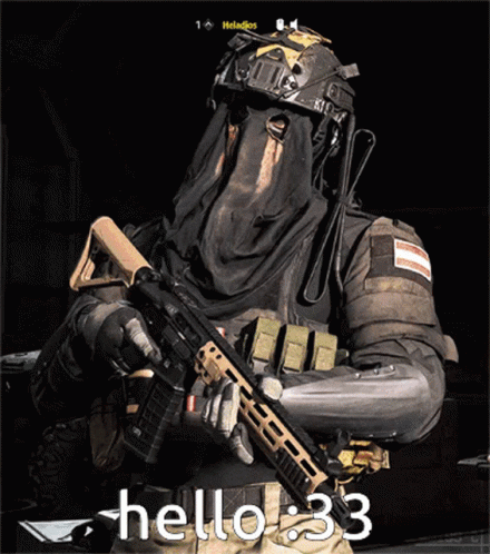 Call Of Duty Ghost Hello Greeting GIF
