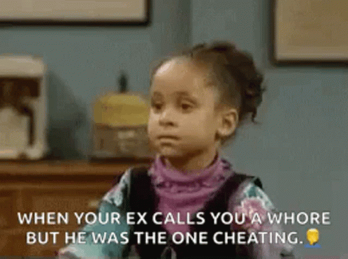 Call You A Whore But He Was Cheating GIF