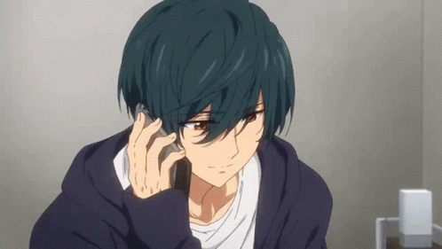 Calling Ikuya Kirishima Anime Boy GIF