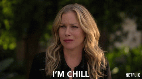 Calm Christina Applegate Im Chill GIF