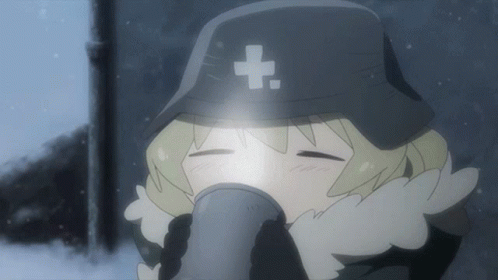 Calm Sigh Winter Snow Girls Last Tour Alcohol GIF